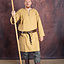 Historical tunic with authentic lining, honey brown