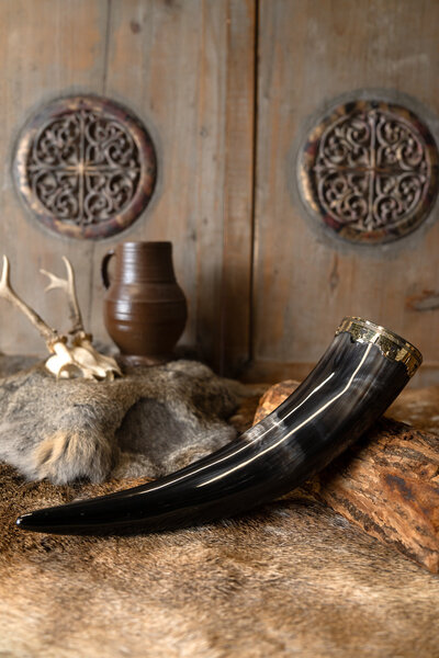 Viking drinking horn Birka