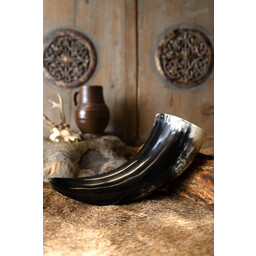 Viking drinking horn drakkar