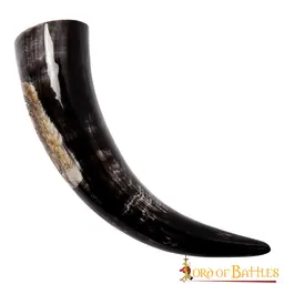 Viking drinking horn drakkar