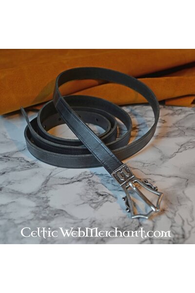14th century Gothic belt, silvered
