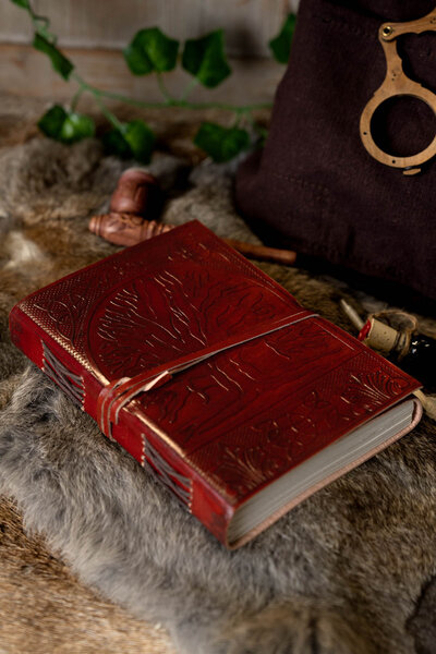 Leather journal Yggdrasil