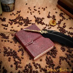 Leather journal knight