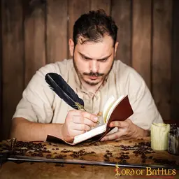 Leather journal knight