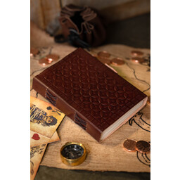 Medieval book with cross