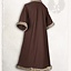 Jarl fur caftan, brown