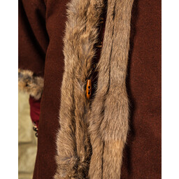 Jarl fur caftan, brown