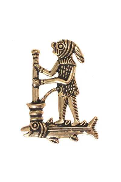Medieval badge 'monkey doctor'