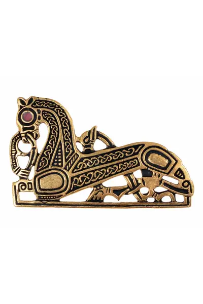 Viking horse brooch, right