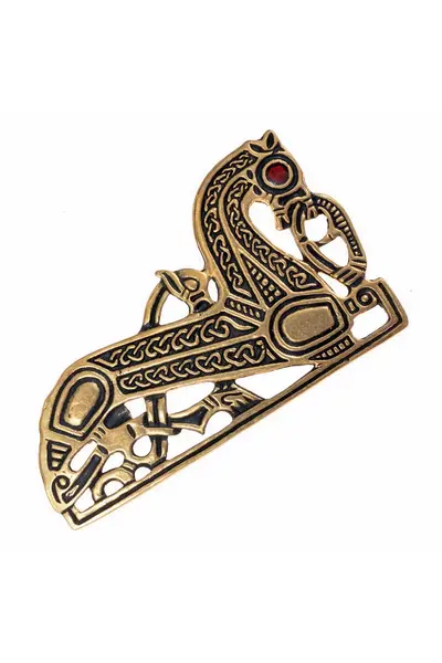 Viking horse brooch, left