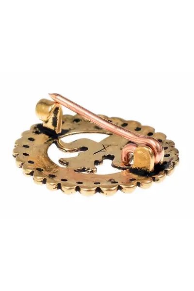 Medieval brooch fleur-de-Lys