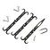 Set of medieval hinges