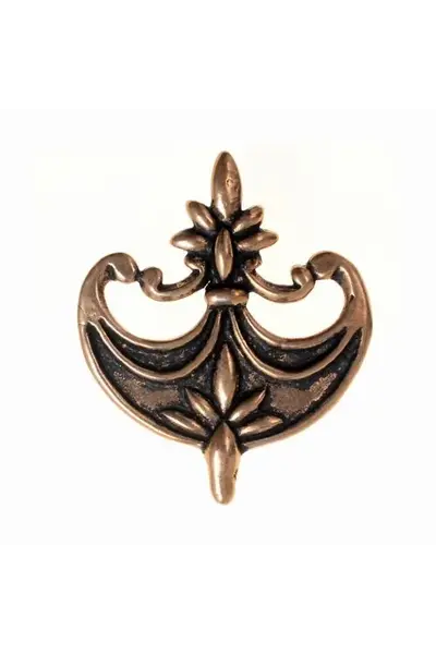 Late medieval belt end Erasmus