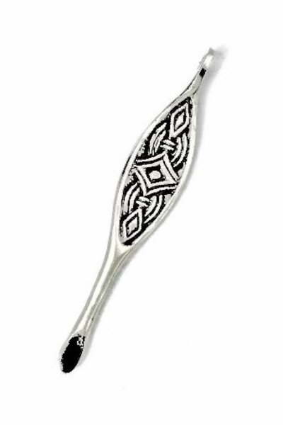 Birka ear spoon, grave 523, silvered