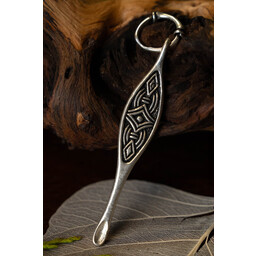 Birka ear spoon, grave 523, silvered