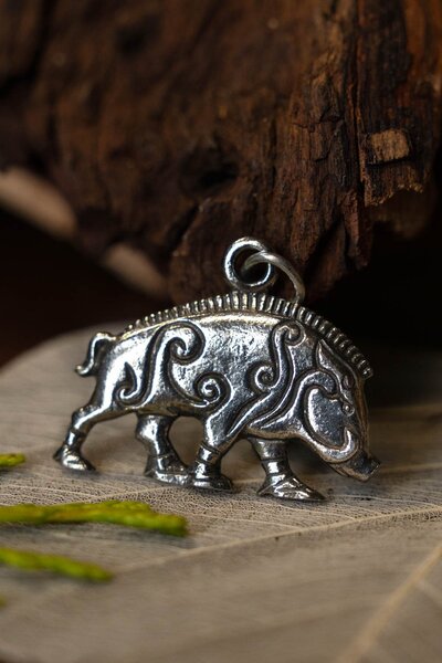 Pictish boar pendant Knocknagael