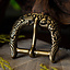 Borre-Jellinge style buckle gripping-beast