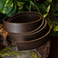 Leather belt strip, 30 mm / 180-190 cm brown