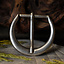 Medieval buckle silvered 3a