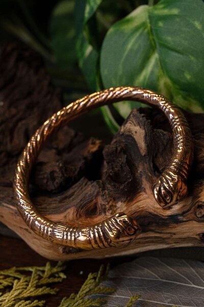 Viking bracelet Midgard snake