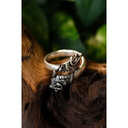 Viking ring Haithabu, silvered