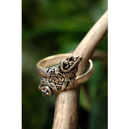 Viking ring Haithabu, silvered