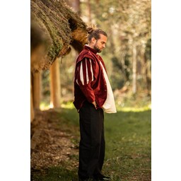 Jacket with open sleeves, red