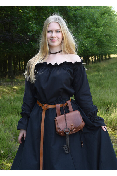 Renaissance blouse Elisabeth, black