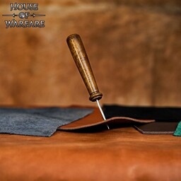 Early medieval leather awl Birka