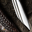 Viking seax Borre style with bone grip