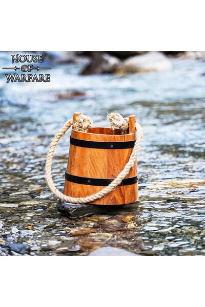 Medieval wooden bucket