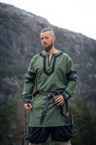 Viking tunic Bjorn, green