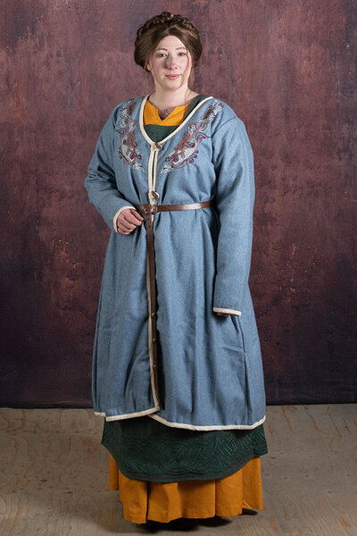 Viking kaftan Skadi, blue