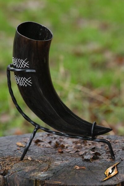 Drinking horn Druid 0,5L, dark
