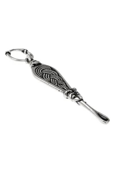 Viking ear spoon Adelsö, silvered bronze