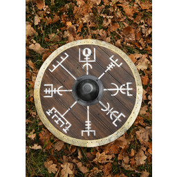 Viking shield Vegvisir with rawhide