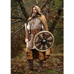 Viking shield Vegvisir with rawhide