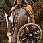 Viking shield Vegvisir with rawhide