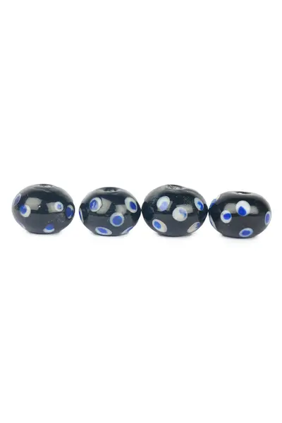 Viking glass bead Birka grave 324, set of 5