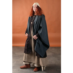 Birka cloak Aslaug wool, brown