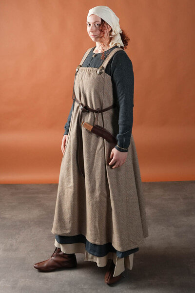 Viking hangeroc Freja, wool, diamond twill