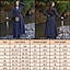Viking dress Sigrun, diamond twill