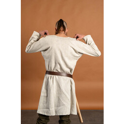 Viking tunic Eirik, linen, natural