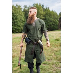 Celtic tunic, short sleeves, green