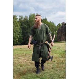 Celtic tunic, short sleeves, green