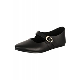 Medieval ladies shoes, black