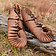 Ulfberth Roman sandals (carbatinae)