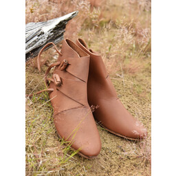 Viking shoes Jorvik with nails, light brown