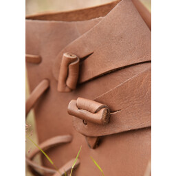 Viking shoes Jorvik with nails, light brown