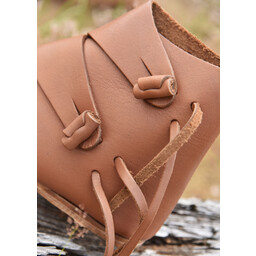 Viking shoes Jorvik with nails, light brown